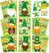 24 Sheets St Patrick's Day Stickers for Kids Make a face Sticker Make Your Own Lucky Shamrock